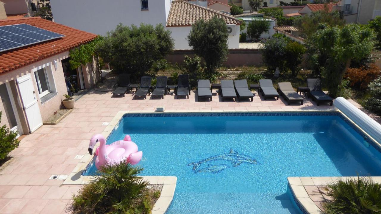 Les 2 Dauphins Appartement Le Barcarès Buitenkant foto